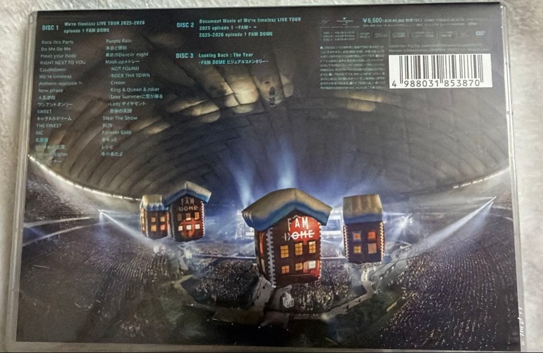 ミュージック We're timelesz LIVE TOUR 2025-2026