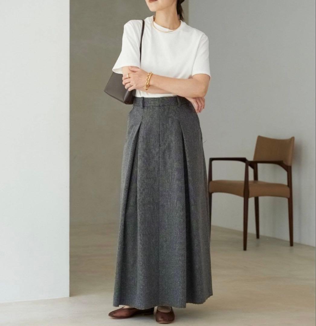 Plage 25AW RIAM TWEEDボンディングスカート 38