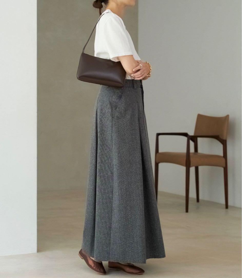 Plage 25AW RIAM TWEEDボンディングスカート 38