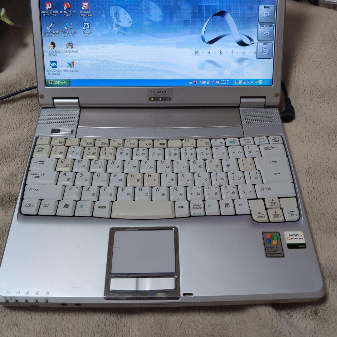 SHARP Mebius ノートPC -CL1-5CA Windows XP