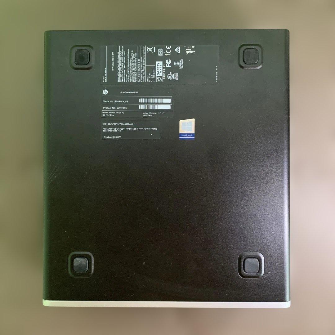 HP Prodesk 8世代 Core i3 SSD Office2016