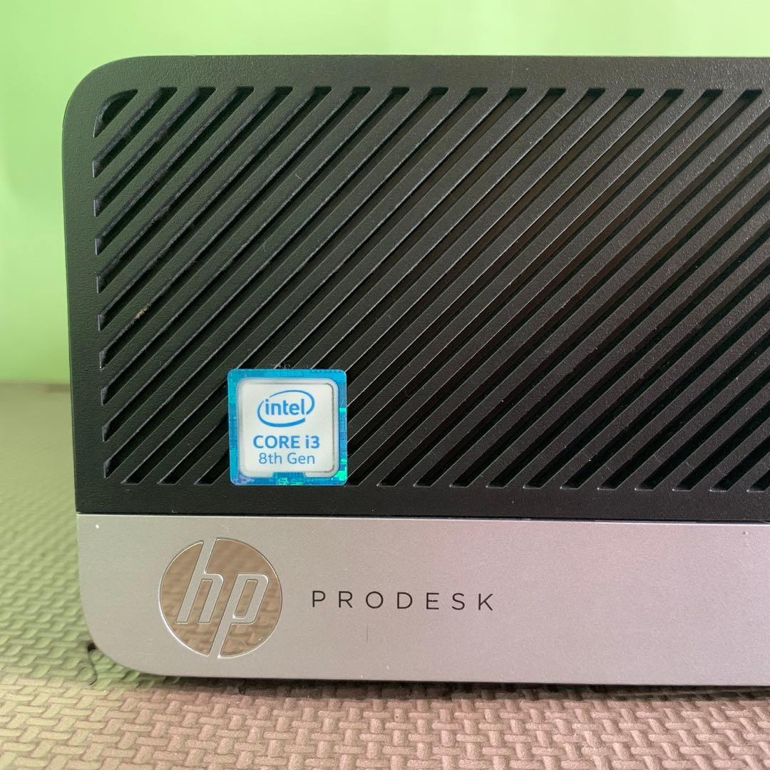 HP Prodesk 8世代 Core i3 SSD Office2016