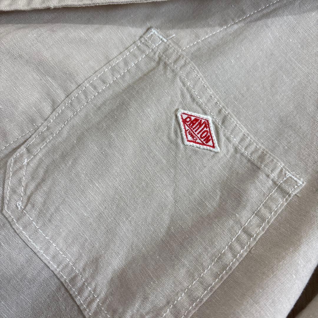 54美品　DANTON BEAMS コラボ　コットン　リネン　ジャケット