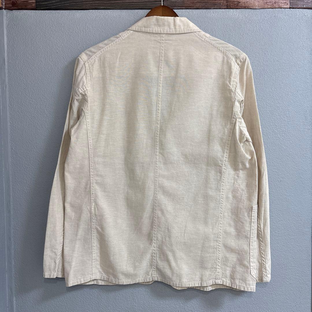 54美品　DANTON BEAMS コラボ　コットン　リネン　ジャケット