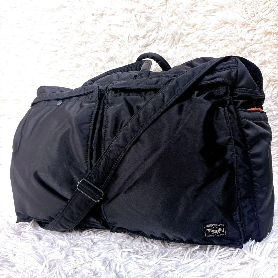 PORTER ポーター タンカー 2WAY ボストンバッグ L ブラック 大容量