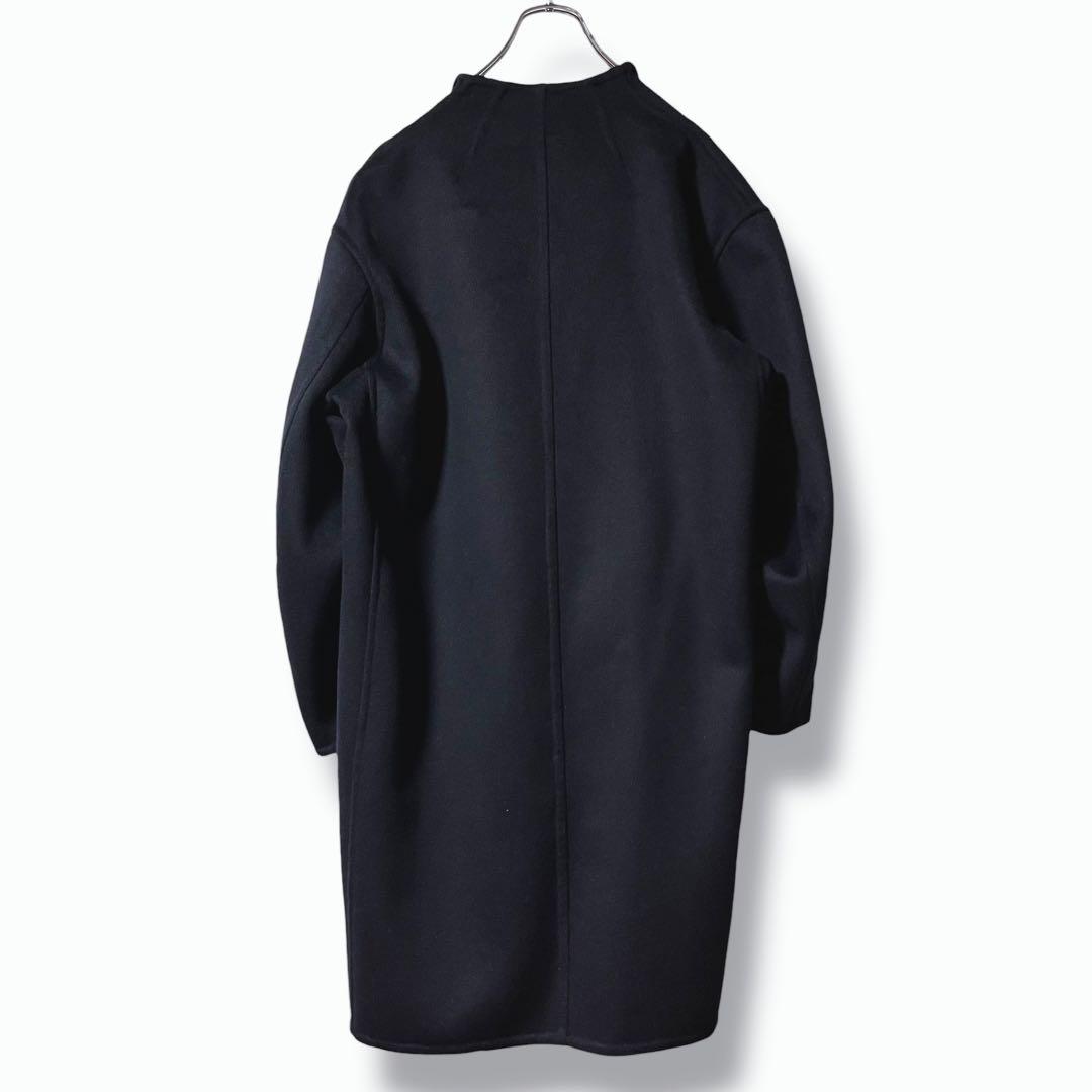 極美品❤️人気商品❤️UNIQLO +J カシミヤブレンドノーカラーコート L