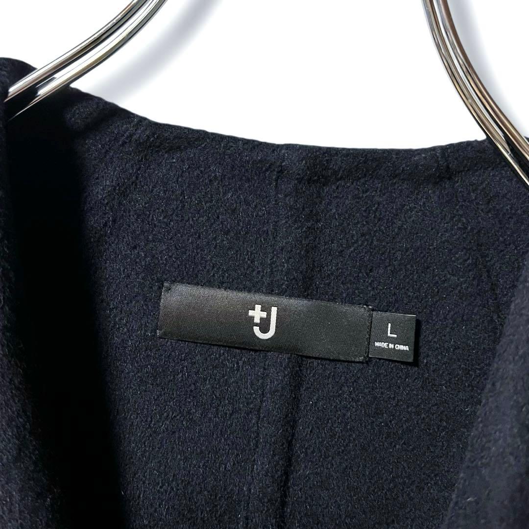 極美品❤️人気商品❤️UNIQLO +J カシミヤブレンドノーカラーコート L