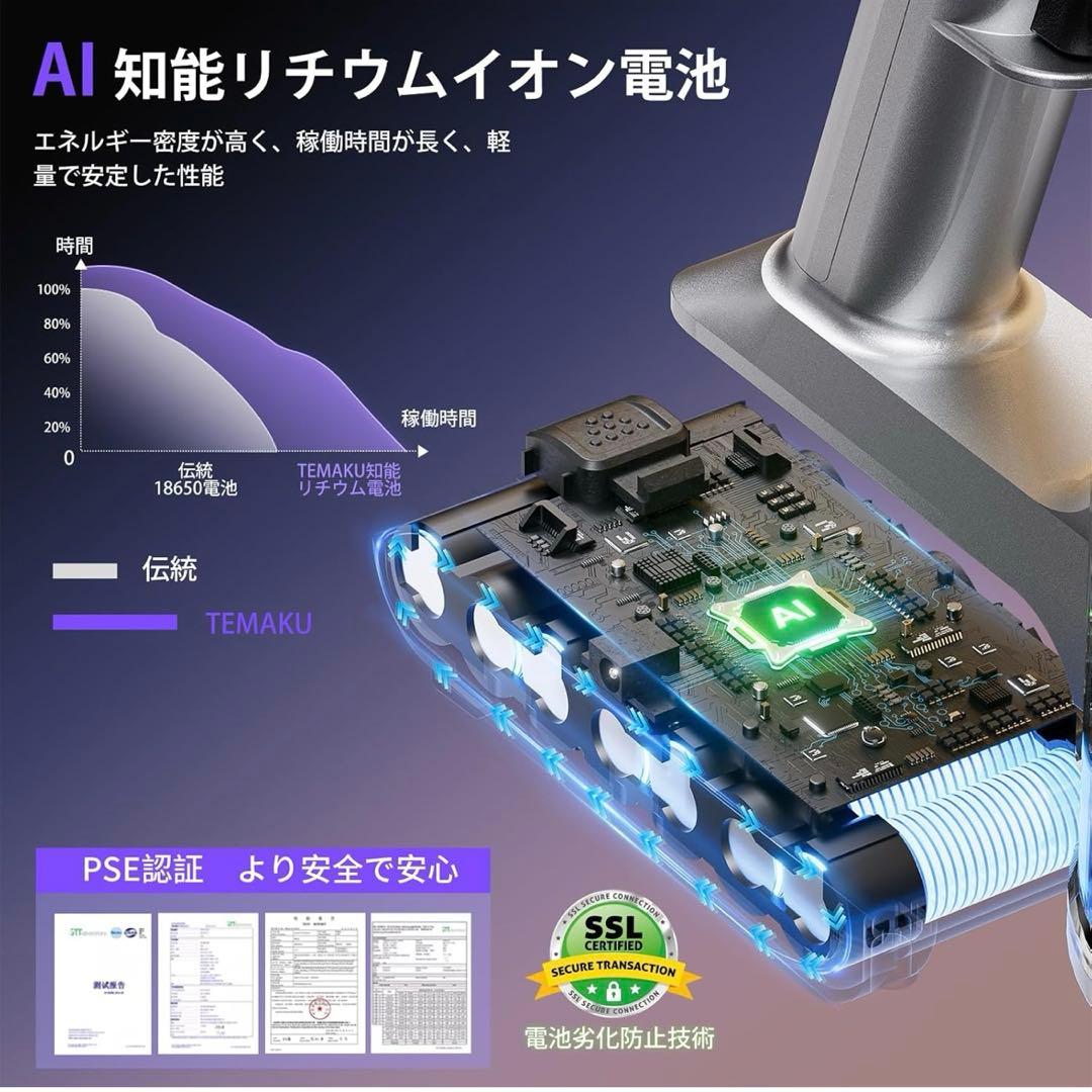 掃除機 コードレス【2026年新登場業界トップレベルの90KPa 早い者勝ち♥️