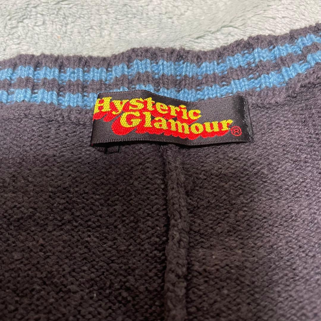 HYSTERICGLAMOUR ナンバリング ニット ベスト