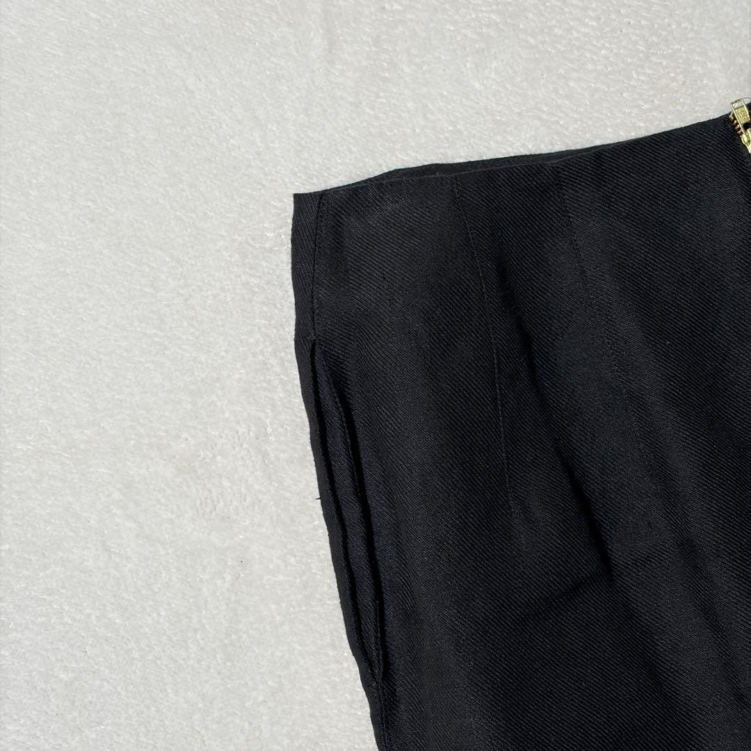 【未使用品】ドゥーズィエムクラス　LINEN スカート　リネン　麻100% 黒