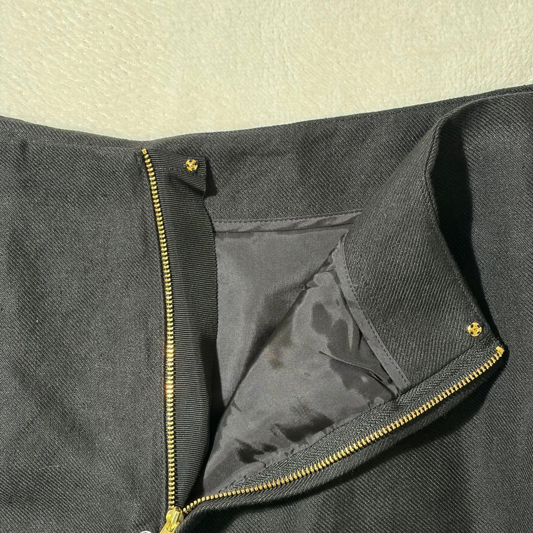 【未使用品】ドゥーズィエムクラス　LINEN スカート　リネン　麻100% 黒