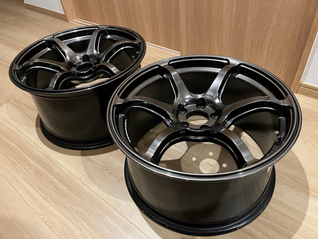 【Rc】② ACHT6 18インチホイール2本9.5j+45 PCD100