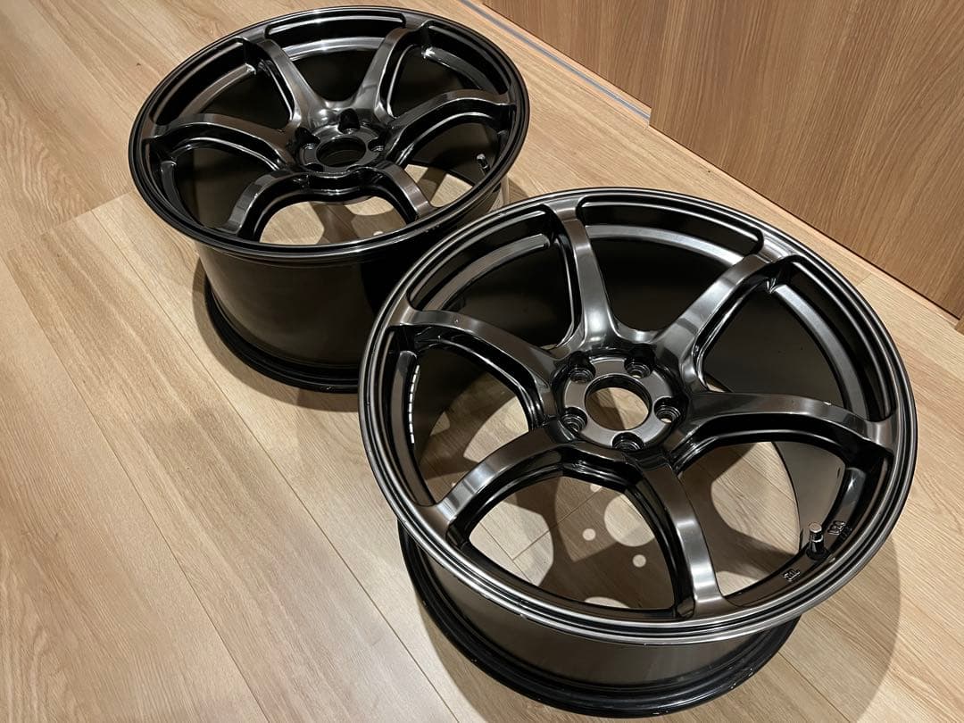 【Rc】② ACHT6 18インチホイール2本9.5j+45 PCD100
