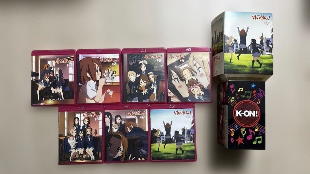 けいおん！　Blu-ray7本セット　7巻初回限定版箱付