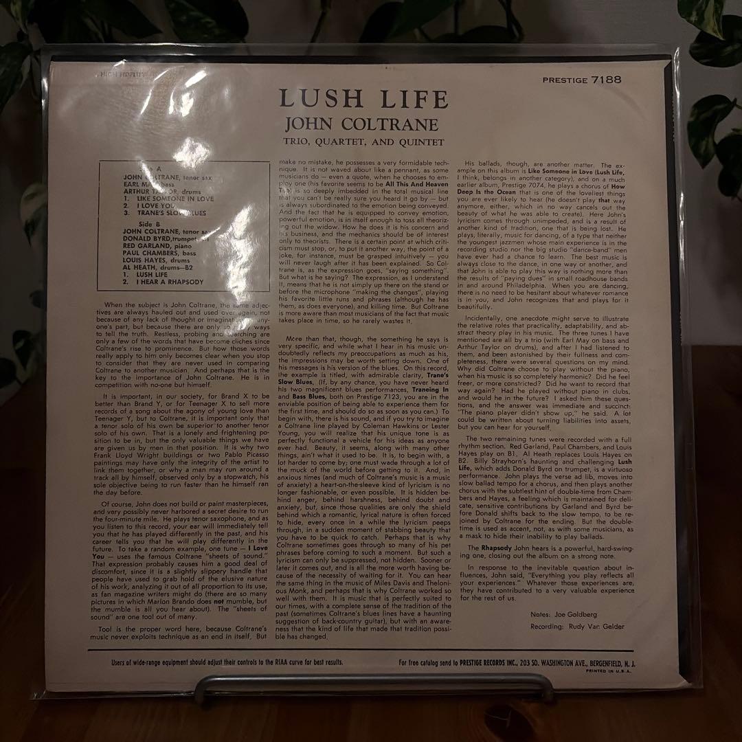 洋楽 John Coltrane / Lush Life