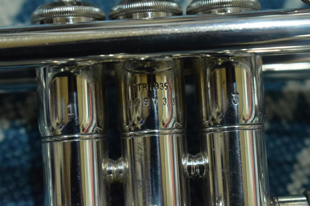 YAMAHA YTR-1335S 銀メッキ・MLボア ケース・マウスピース付