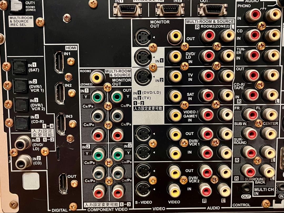 7.1ch AVアンプ Pioneer VSA-AX2AS（ゴルド色）