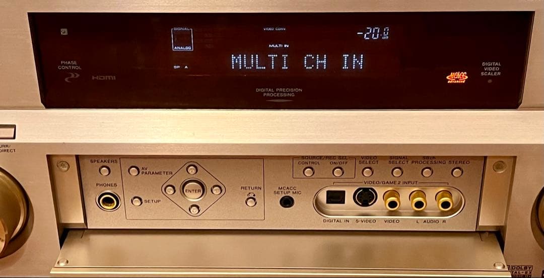 7.1ch AVアンプ Pioneer VSA-AX2AS（ゴルド色）