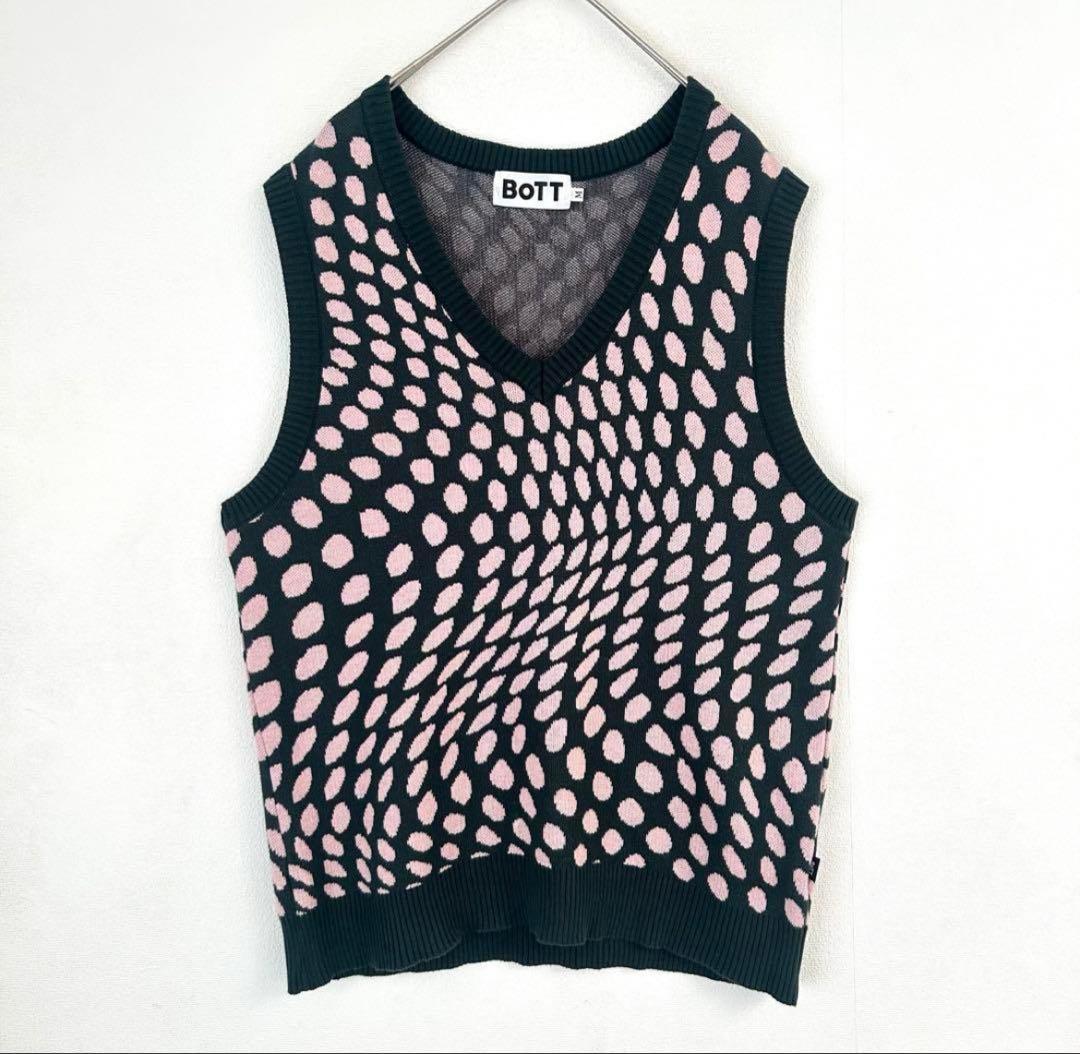 【大人気】BOTT ベスト　Soda Knit vest 美品　22ss M