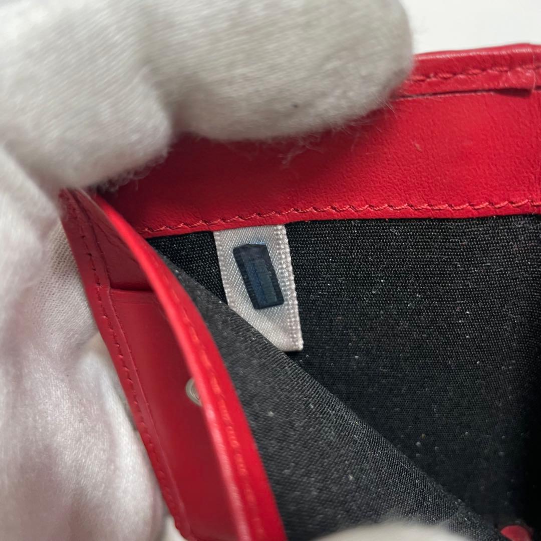 ゆ*ん様 JIMMY CHOO レッド スタースタッズ 三つ折り財布