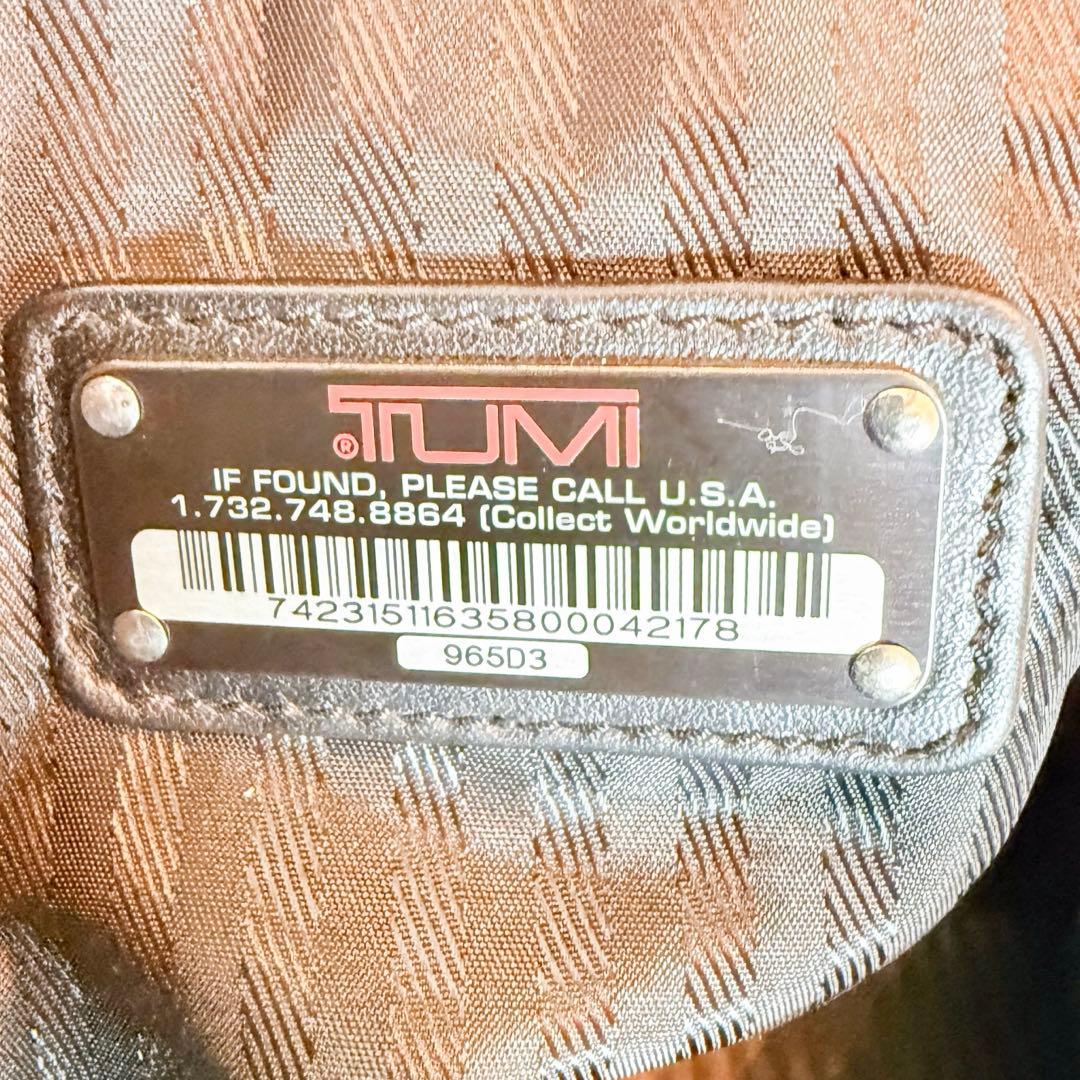 TUMI トゥミ 965D3 オールレザー ボストンバッグ 黒 鍵付
