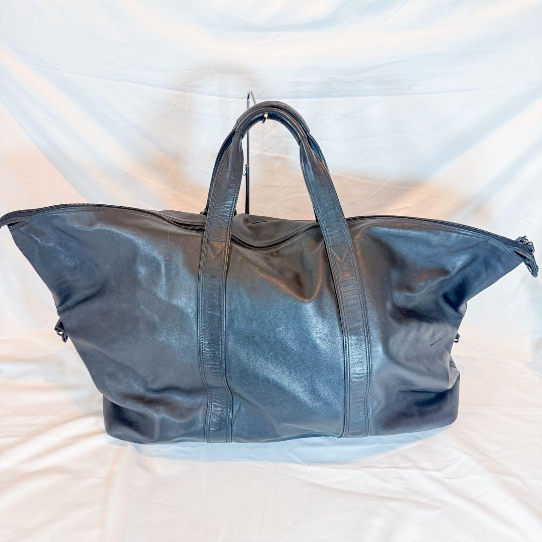 TUMI トゥミ 965D3 オールレザー ボストンバッグ 黒 鍵付