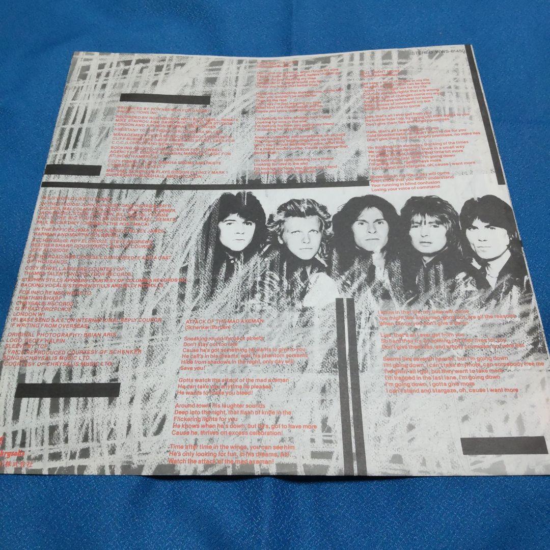 帯▪メタルステッカー付き　ザ・マイケル・シェンカー・グループ/神話 　LP