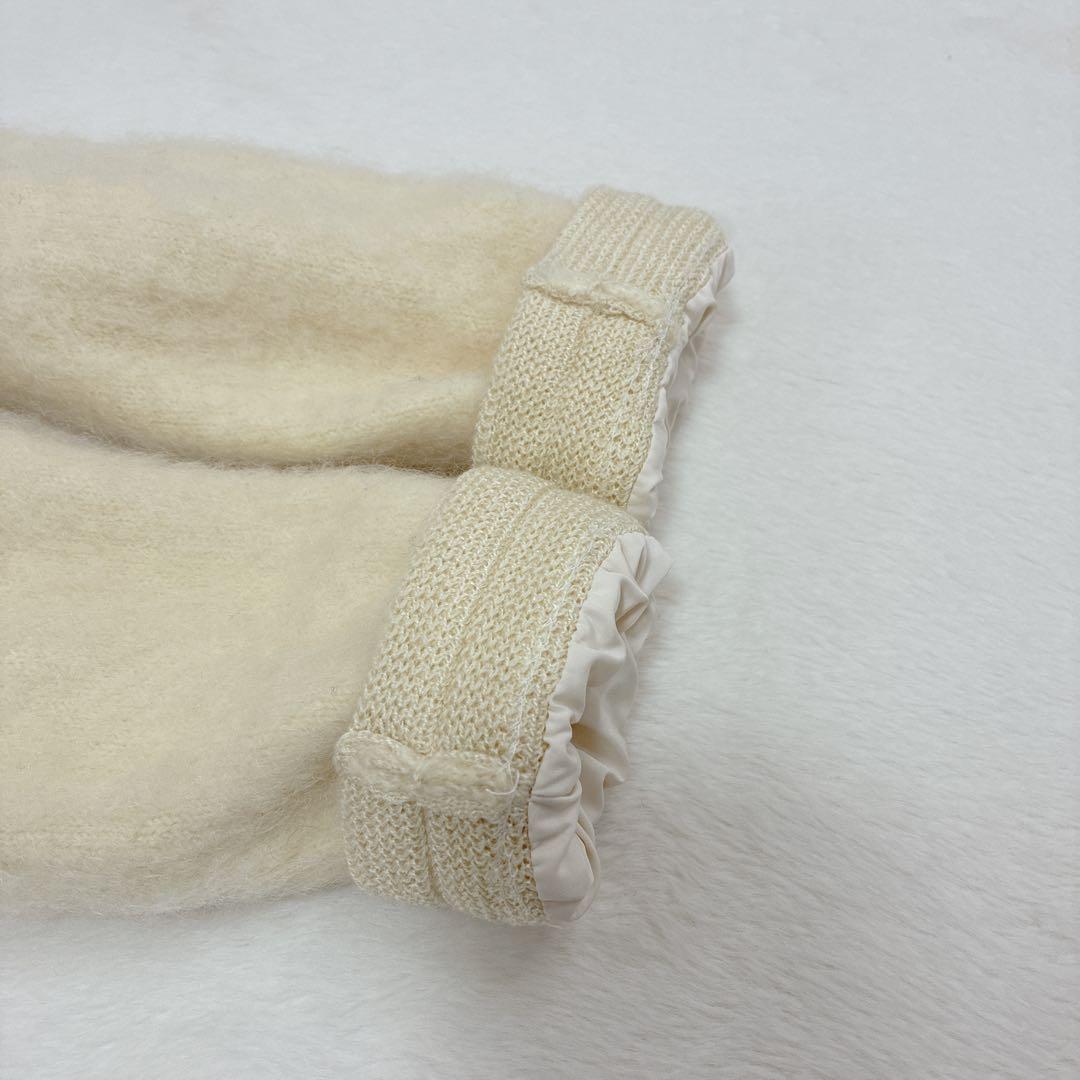 極美品✨【SNIDEL】モヘヤニットジャケット 金ボタン 丈短 フリーサイズ