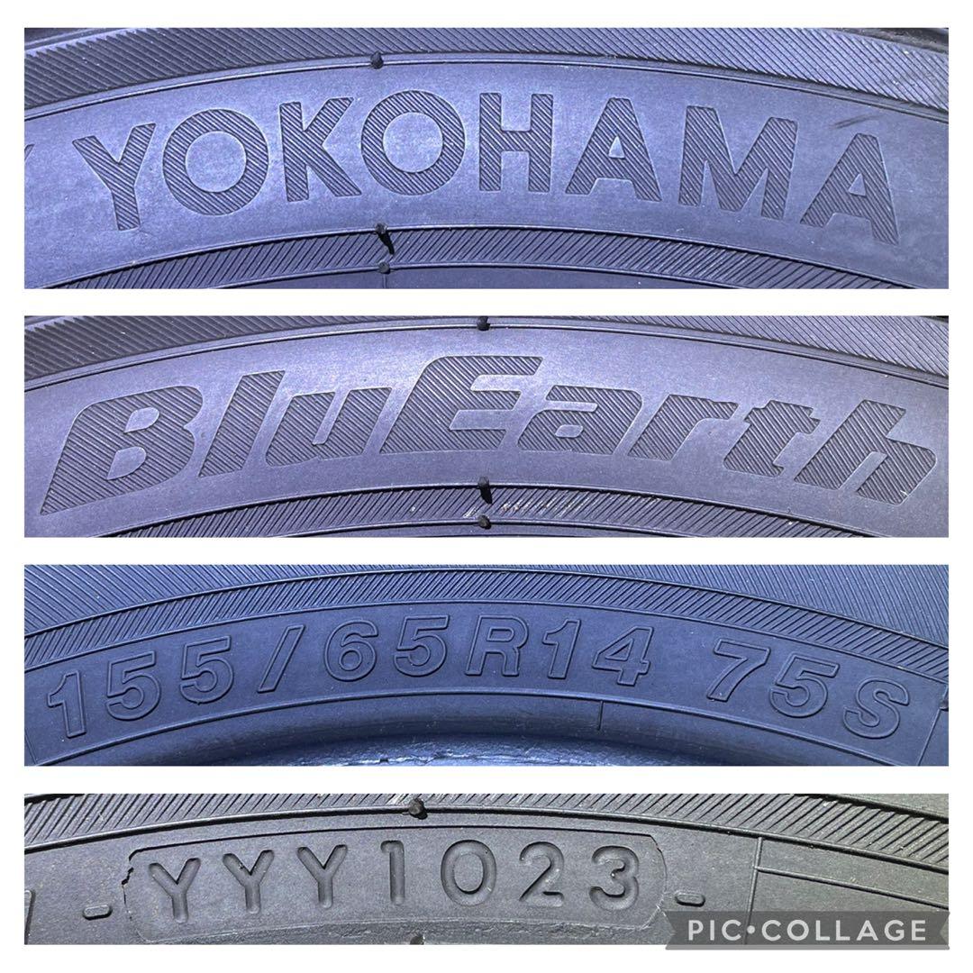 タイヤ・ホイール 155/65R14 YOKOHAMA BluEarth