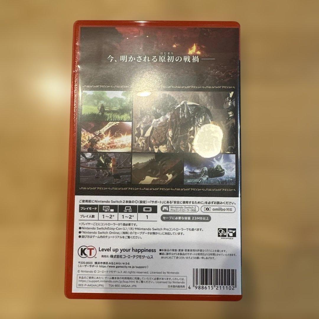 【美品】ゼルダ無双 封印戦記 Switch2「購入時、特典メモ帳付き」