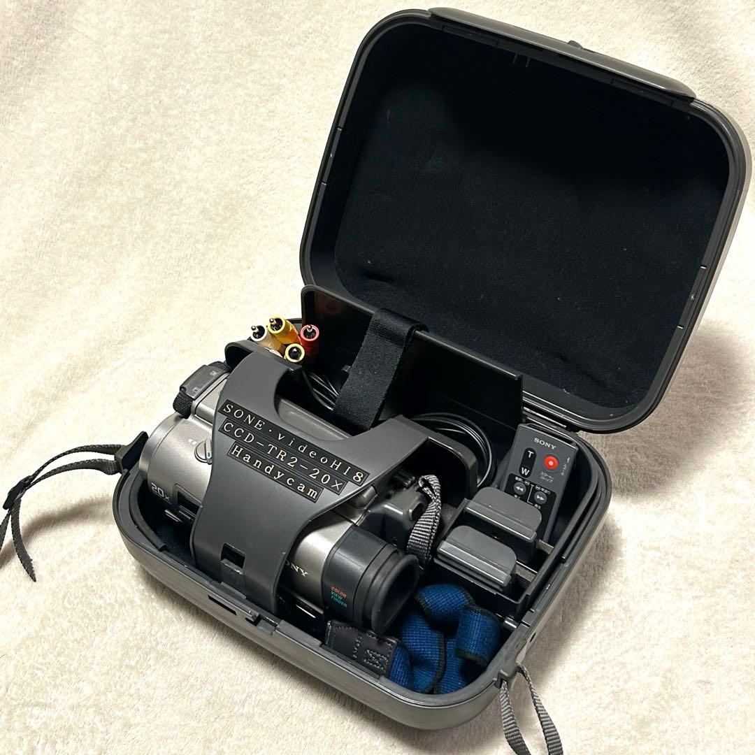 【美品 動作確認済】 ソニー video Hi8 ビデオカメラ CCD-TR2