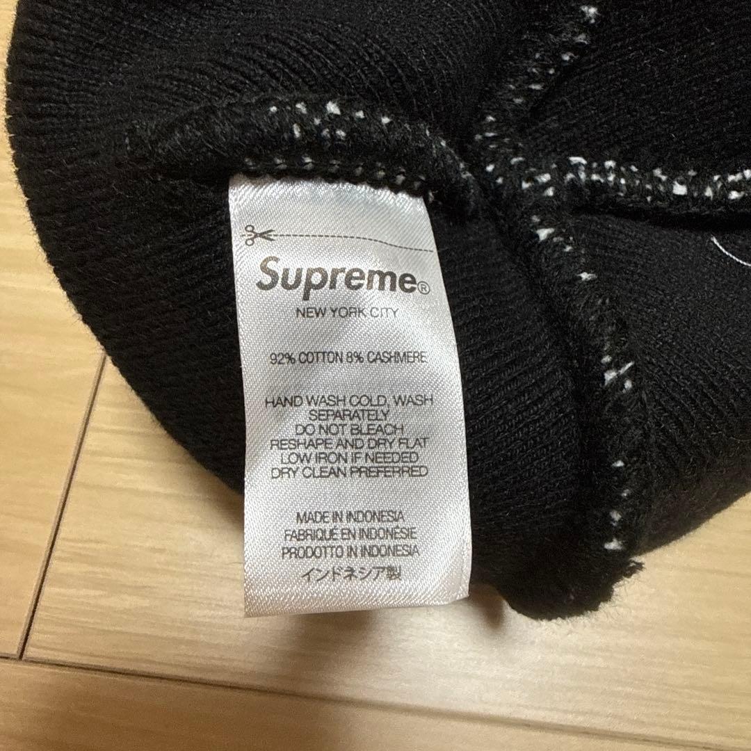 帽子 Supreme Big Logo Beanie \"Black\"