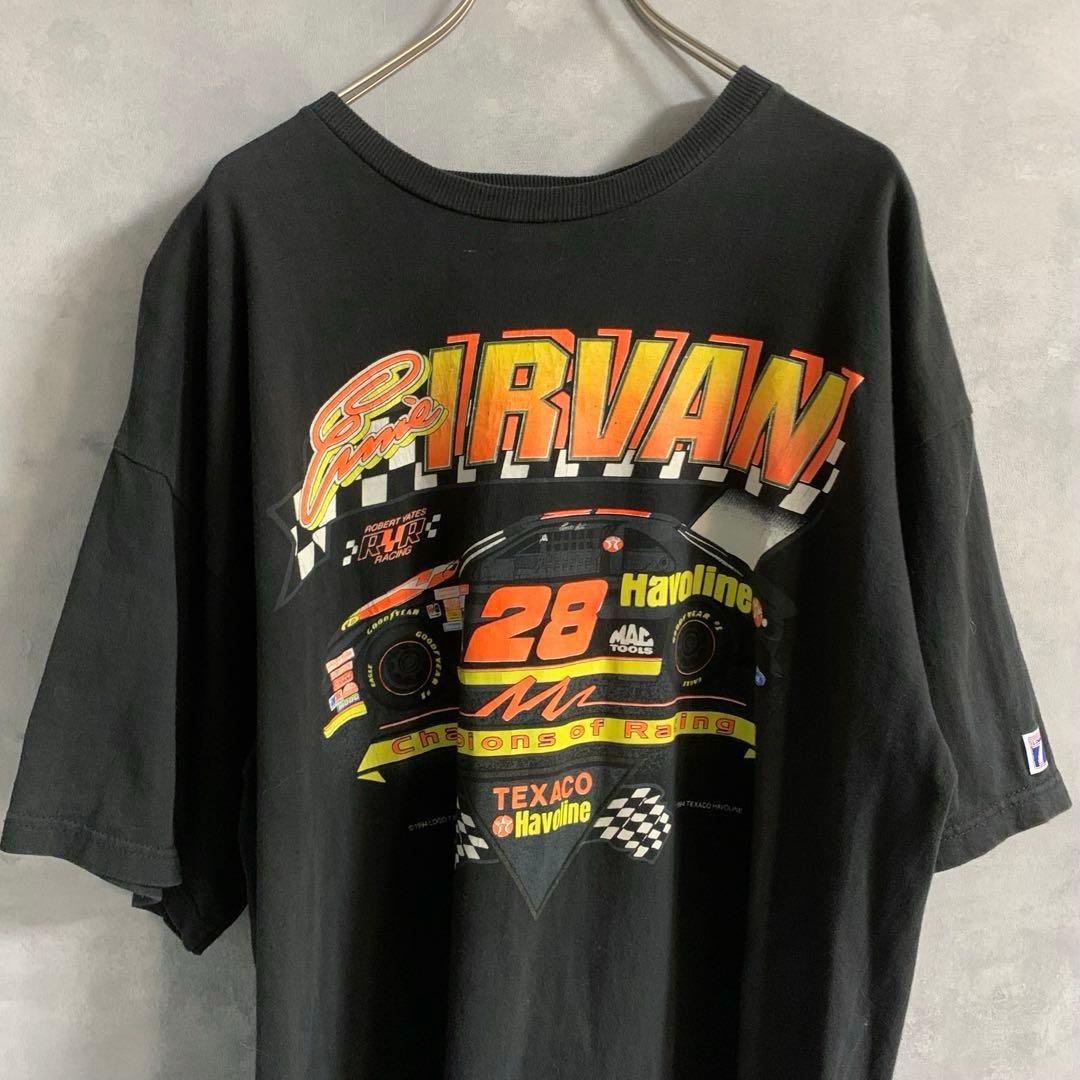 90's USA製 レーシングTシャツ 企業 NASCAR ナスカー
