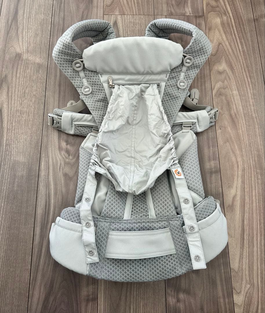 エルゴ オムニブリーズ OMNI メッシュ エルゴベビー 抱っこ紐 グレー 美品