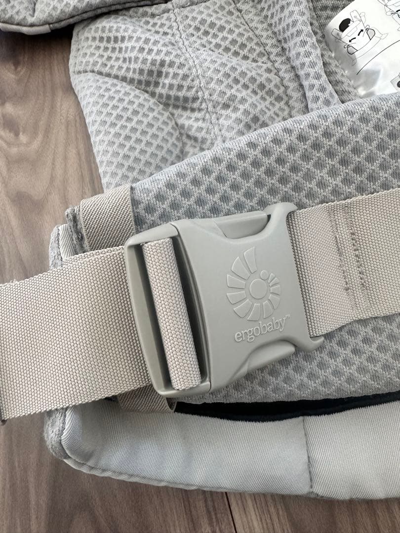 エルゴ オムニブリーズ OMNI メッシュ エルゴベビー 抱っこ紐 グレー 美品