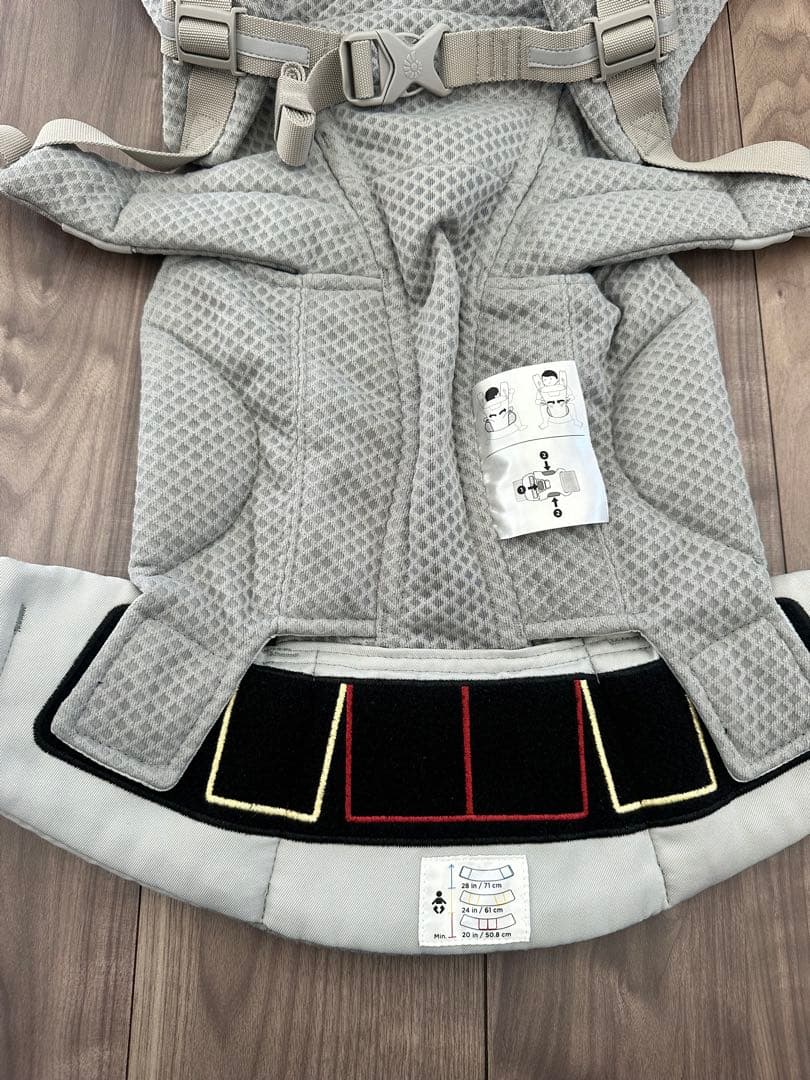 エルゴ オムニブリーズ OMNI メッシュ エルゴベビー 抱っこ紐 グレー 美品