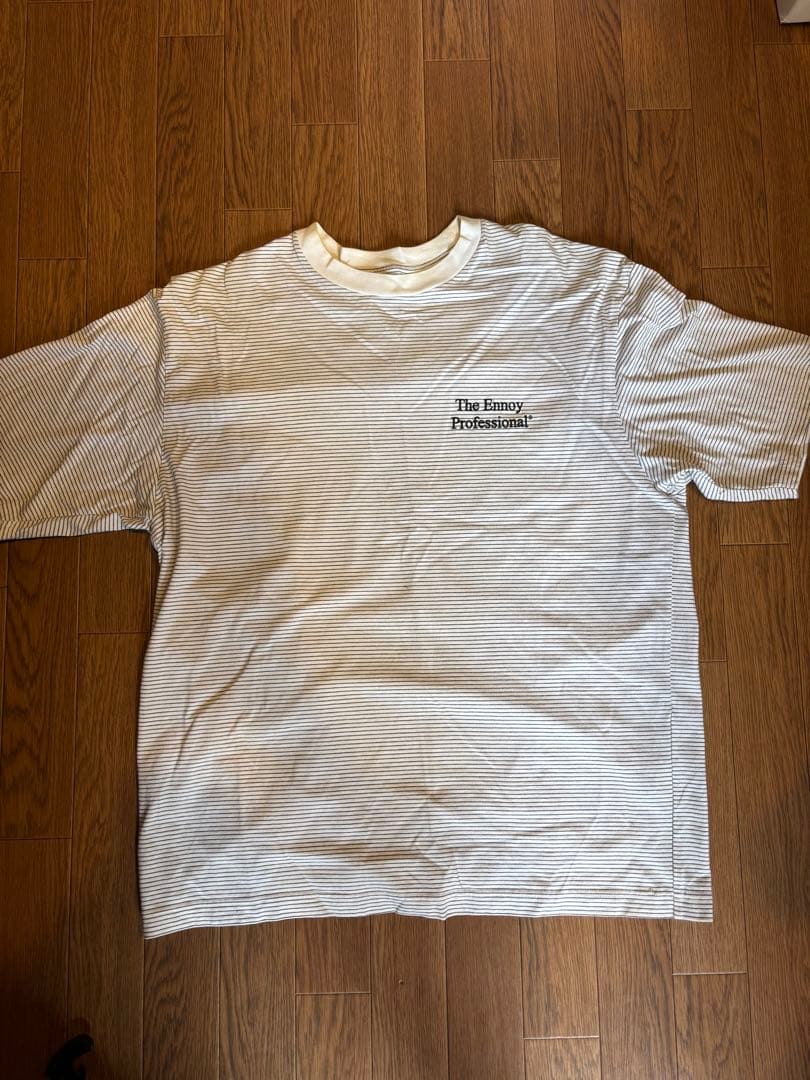 The Ennoy Professional ストライプTシャツ Lサイズ