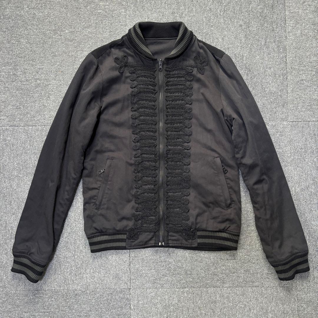 BEAMS ナポレオンジャケット リバーシブル ジップアップブルゾン