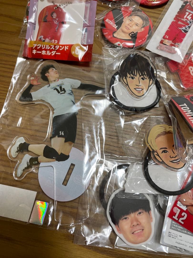 バレーボール男子 日本代表 mini色紙　アクスタ　缶バッチ等 まとめ売り