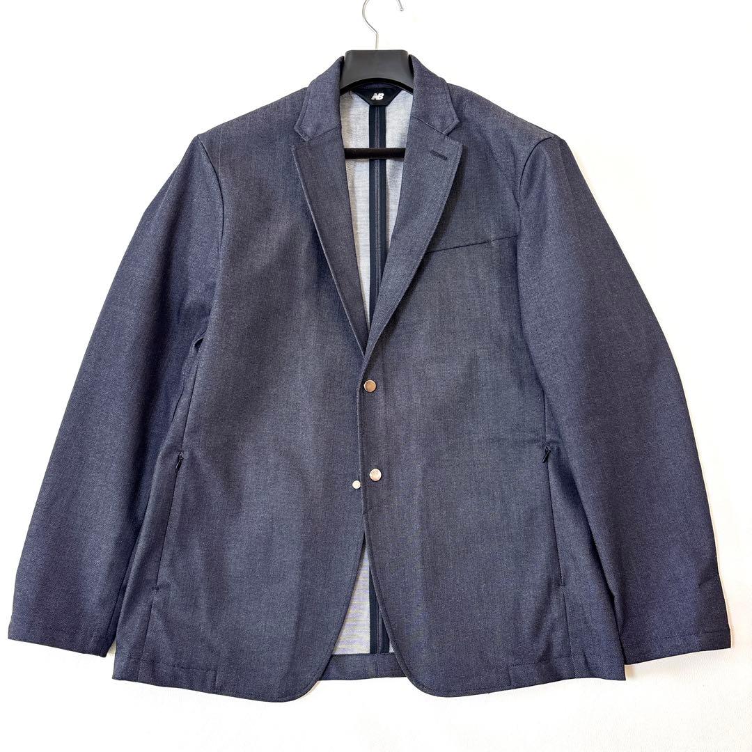 美品【XLサイズ】ニューバランス ジャケット MET24 Denim ストレッチ