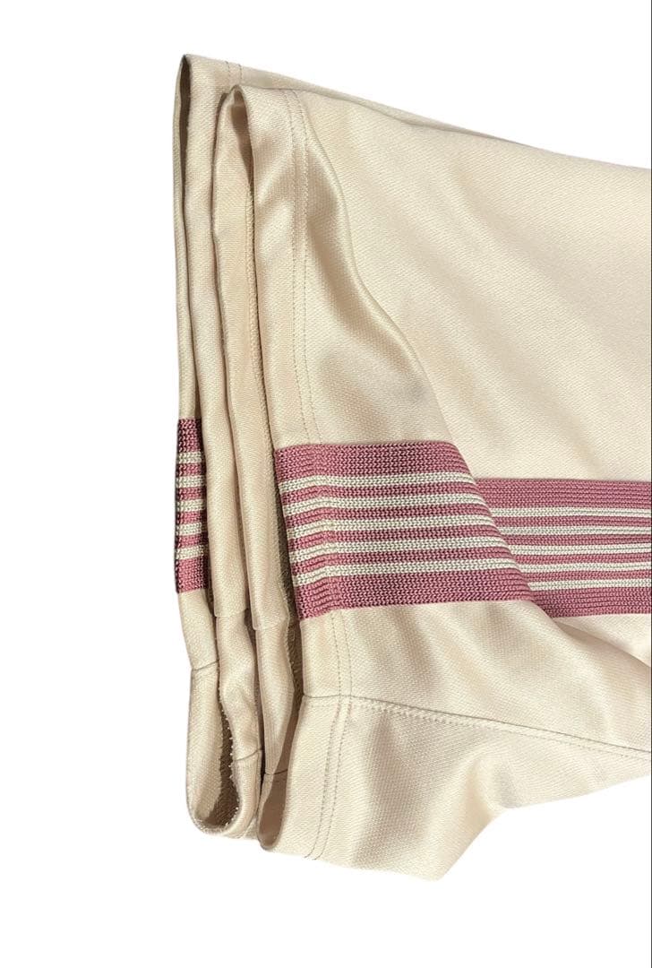 needles 25ss H.D.Track Pantアイボリー×ピンクSサイズ