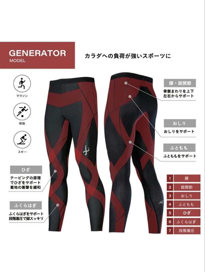 ❤美品❤CWX/ワコール　HZY339 　レディーススポーツタイツジェネレーター