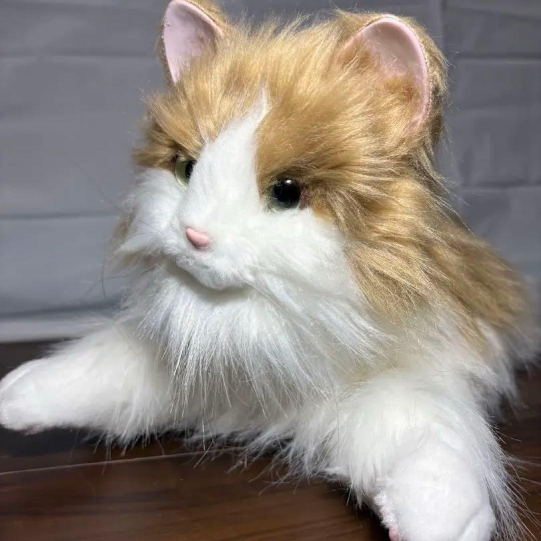 しっぽふりふり あまえんぼうねこちゃん 猫ぬいぐるみ 動く猫 鳴き声