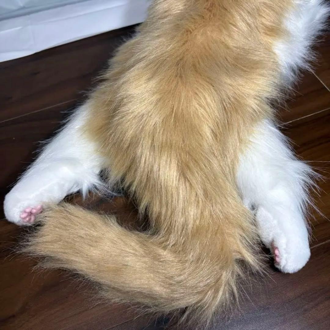 しっぽふりふり あまえんぼうねこちゃん 猫ぬいぐるみ 動く猫 鳴き声