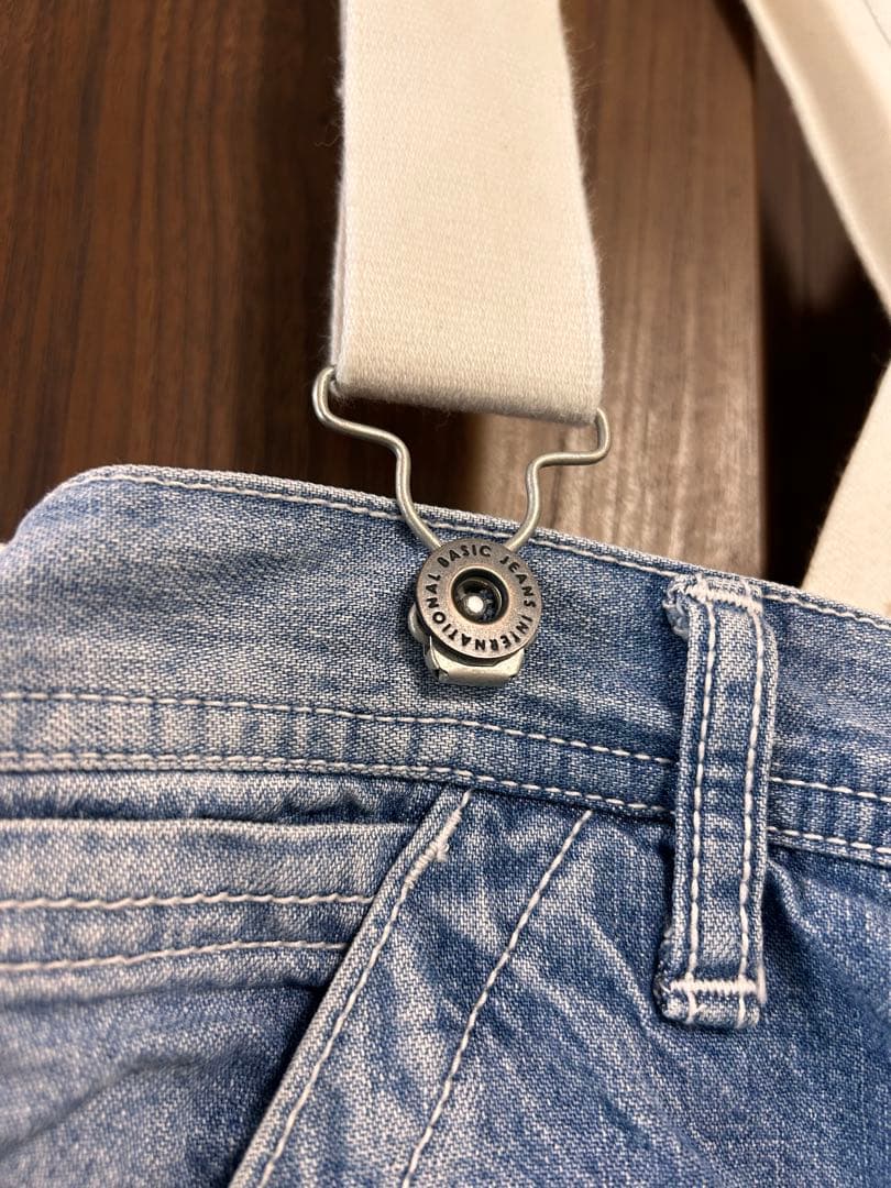 babyハピラキ様 サスペンダー付きデニムパンツ