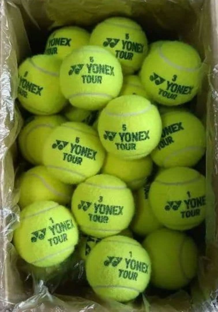 ★美品★11/23開封★硬式テニスボール(約60球)YONEX