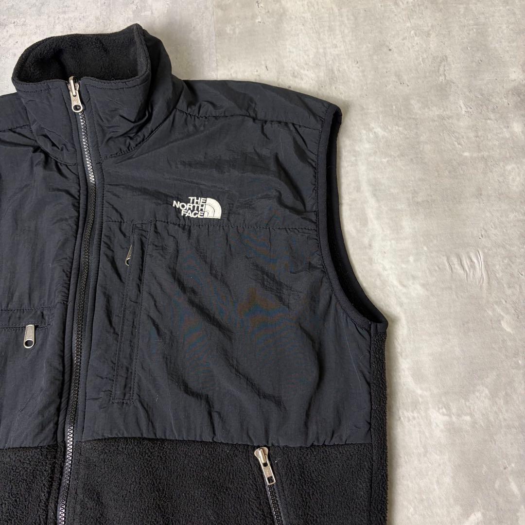 USA製 THE NORTH FACE フリースベスト デナリベスト L 黒