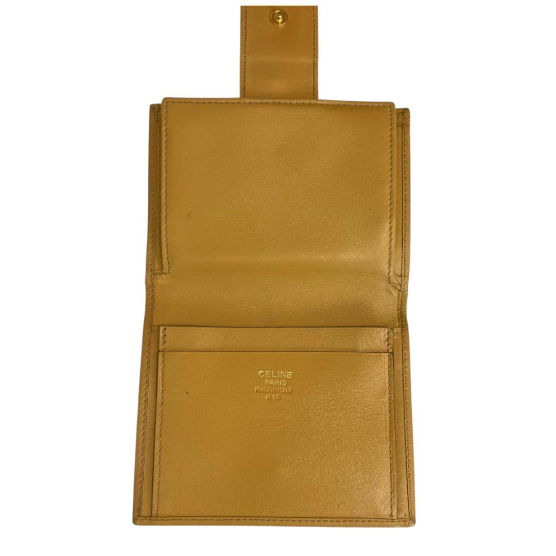 CELINE セリーヌ　二つ折財布　ウォレット　がま口　マカダム　トリオンフ