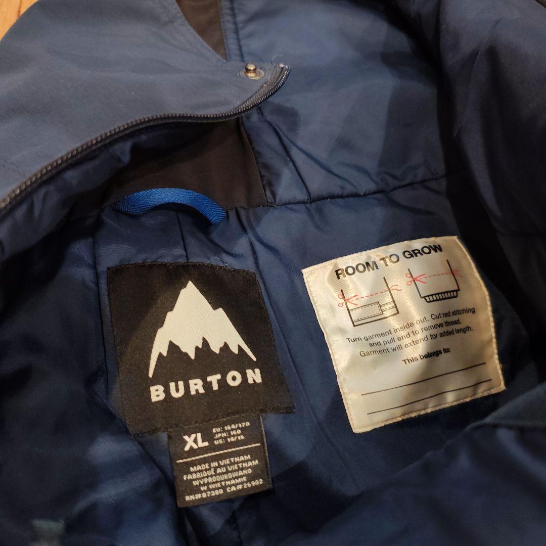 BURTON キッズ スノーボードウェア ネイビー