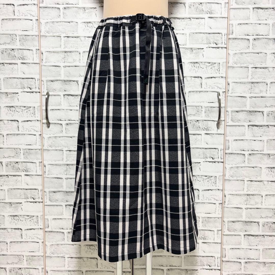 BEAMS BOY×GRAMICCI 別注 ロングスカート フレア チェック柄